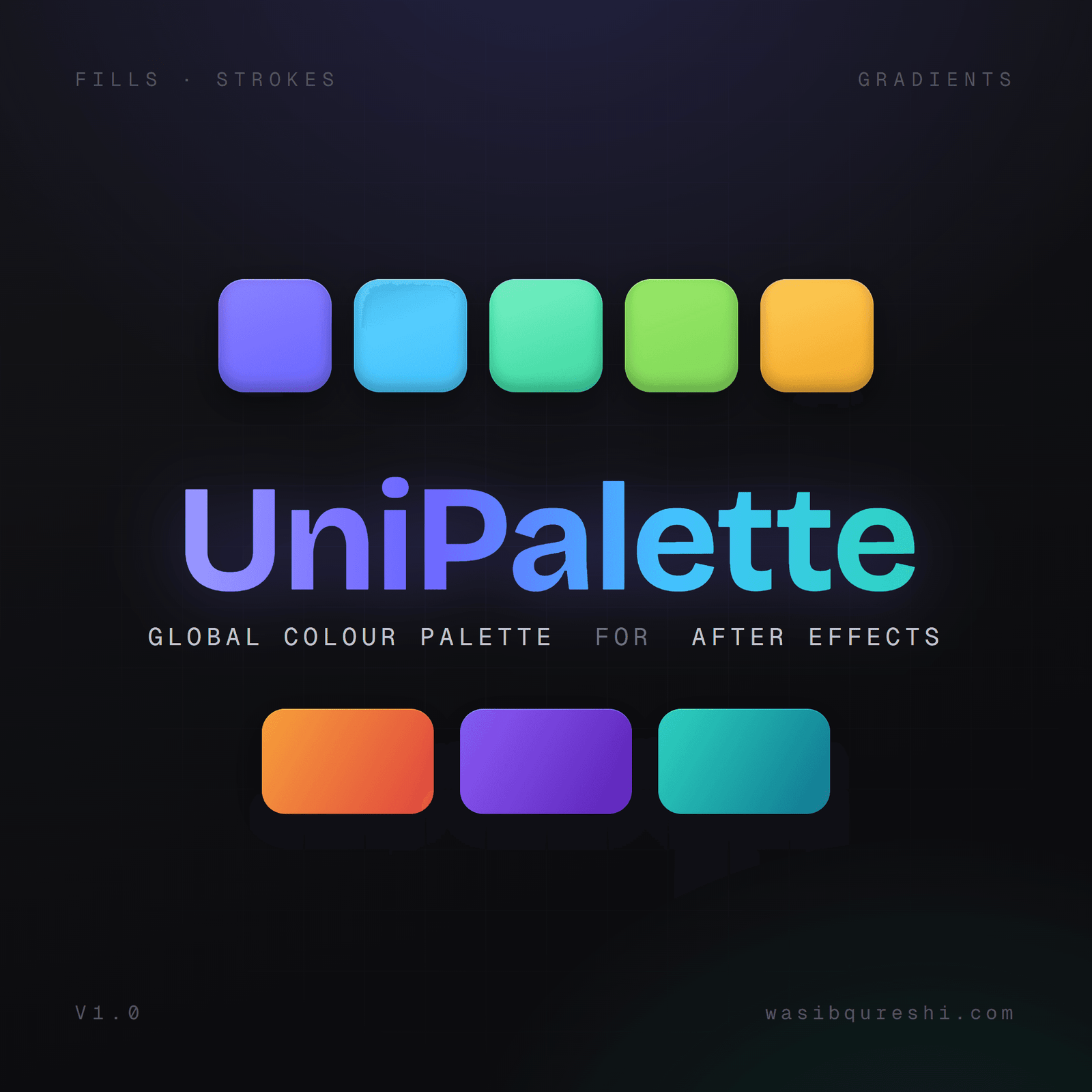 UniPalette - Global Colour Palette for Adobe After Effects